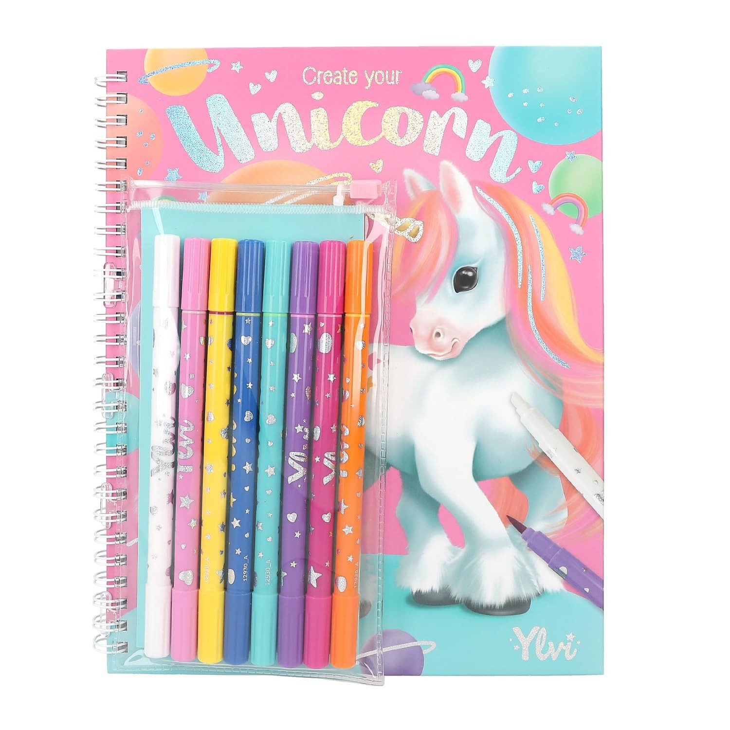 Livre de coloriage Ylvi cadeau d'anniversaire créatif pour fille et garçon