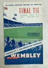1948/49 FA Cup Final WOLVERHAMPTON WANDERERS  v Leicester City 30/4/1949