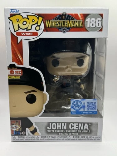 John Cena WWE WrestleMania Exclusive Funko Pop! - # 186 W/ Pop Protector