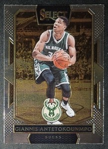 Giannis Antetokounmpo 2016-17 Panini Select COURTSIDE LEVEL Base Card SP no.205