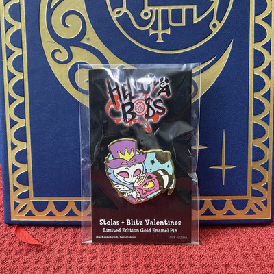 Helluva Boss | Hazbin Hotel - Stolas + Blitz Valentines (Limited Edition Pin)