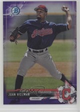 2017 Bowman Draft Chrome Purple Refractor 93/250 Juan Hillman #BDC-28 0x1