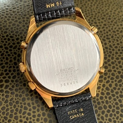 SEIKO ゴールド オーバル型 腕時計フェミニン Seiko Green Dial Gold Tone Quartz 39mm Chronograph - NOS | eBay