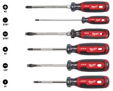 Milwaukee MT2006 6pc Cushion Grip Screwdriver...