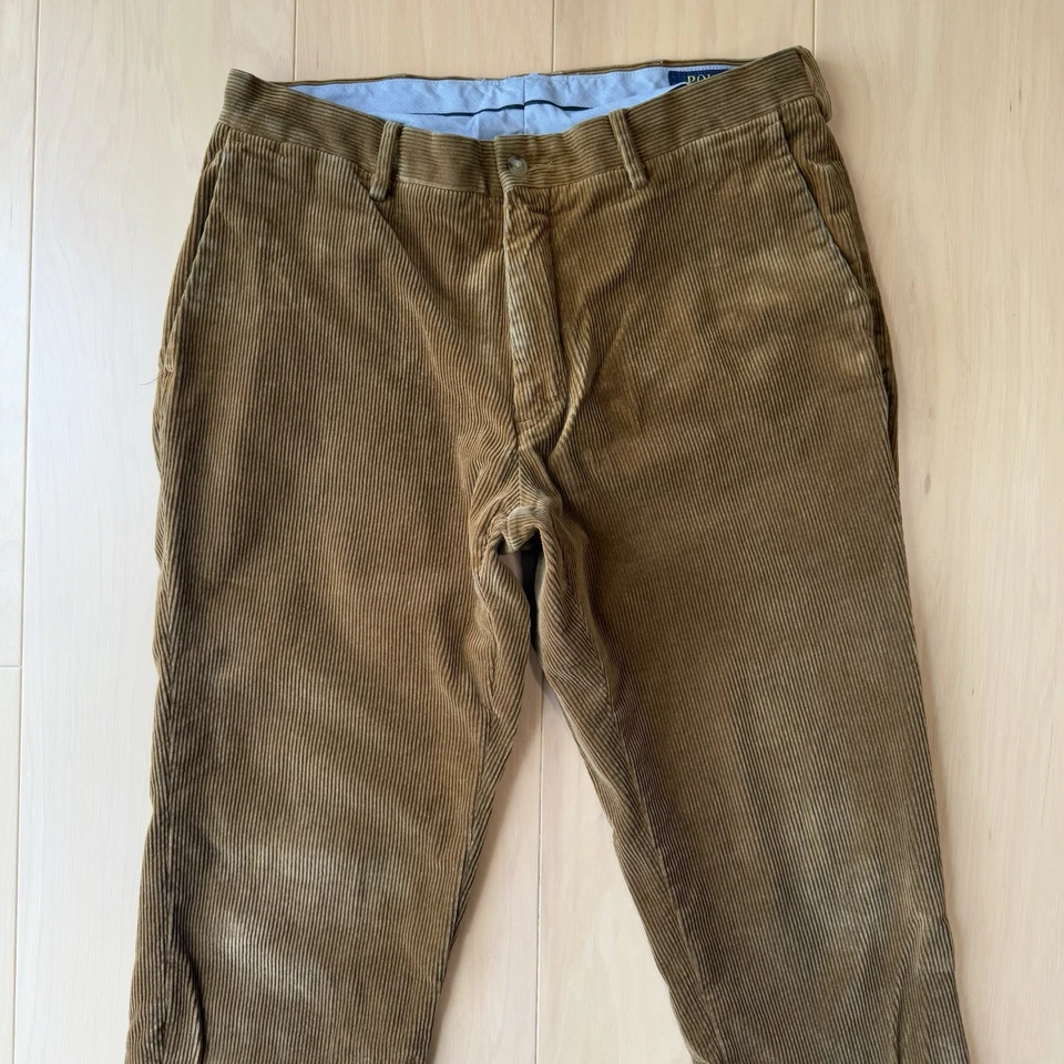 Pantalones de Pana Polo Ralph Lauren 32 Marrón Ropa de Trabajo Informal Pantalones de Nueva York Foto 3 de 4