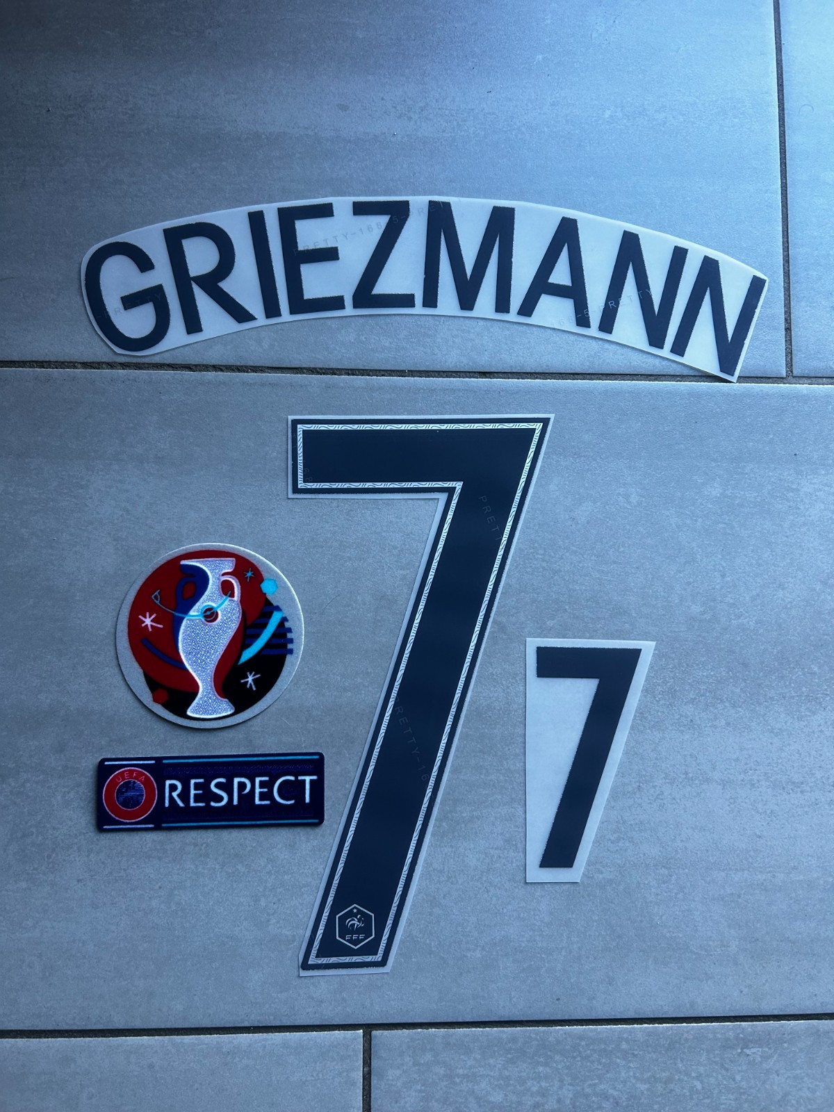 Maillot France FFF Griezmann 7 extérieur blanc pour match et événement
