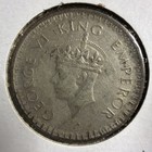 India 1944 Half Rupee Coin Lahore Mint Mark R381 — photo 2