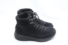 Skechers On The Go Glacial Ultra Woodlands Boots Womens 6 Black Suede 16677