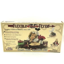 Flexible Flyer Christmas Classic Racer Wood & Metal Roadmaster Mini Sled