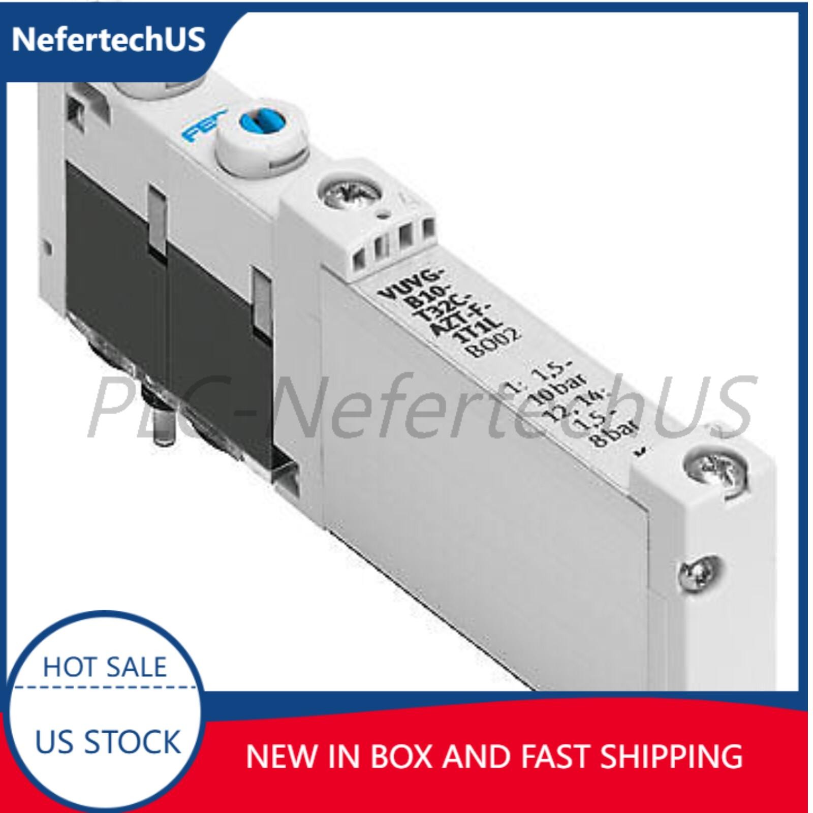 US FREE TAX New Festo VUVG-B10-T32H-AZT-F-1T1L 573412 Solenoid valve
