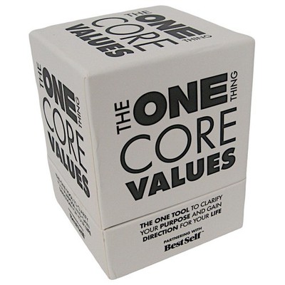 The One Thing Core Values Cards Deck Best Self Institute