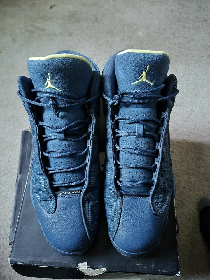Talla 13 - Air Jordan 13 Retro Squadron Azul Foto 2 de 4