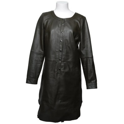 Wardrobe, Lederkleid, Größe: 36, Grün, Leder/Polyester, Einfarbig, Damen #BHy