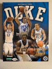 JJ REDICK Signed SENIOR BOOK 2006 ACC Champions Duke Basketball JSA COA