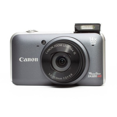 Canon PowerShot SX220 HS 12.1MP Digital Camera - MINT