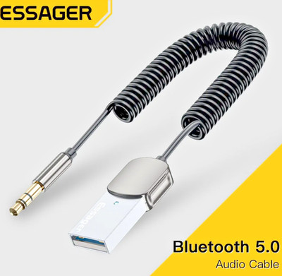 Essager Bluetooth Aux Adapter Dongle USB To 3.5mm Jack Car Audio Aux Bluetooth
