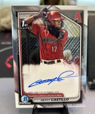 2024 Bowman Chrome Neyfy Castillo 1st Bowman AUTO Arizona Diamondbacks MLB