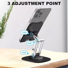 360 Rotation Foldable Arm Desktop Phone Mount Holder Stand fr iPhone iPad Tablet