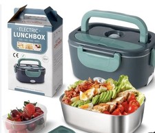 Fiambrera Calefacción Eléctrica 110V/12V Acero Inoxidable 60W Coche Alimento Almuerzo Contenedor