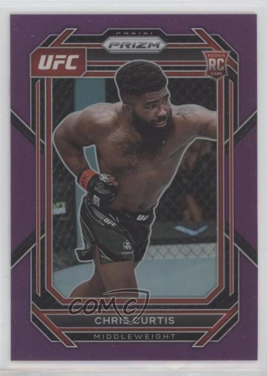 2023 Panini Prizm UFC Purple Prizm 78/149 Chris Curtis #105 10ek