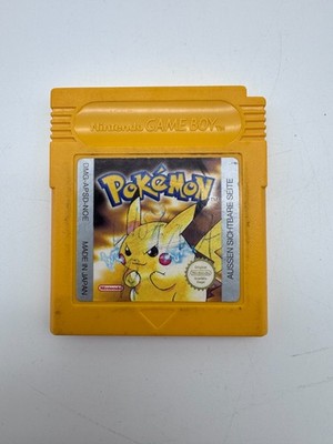 Pokemon Gelb Edition Gameboy Yellow Nintendo Gameboy DMG-APSD-NOE