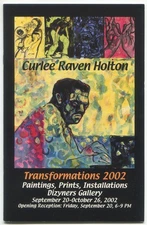 Curlee Raven HOLTON / Exhibition catalog Transformations 2002 Paintings 1st ed
