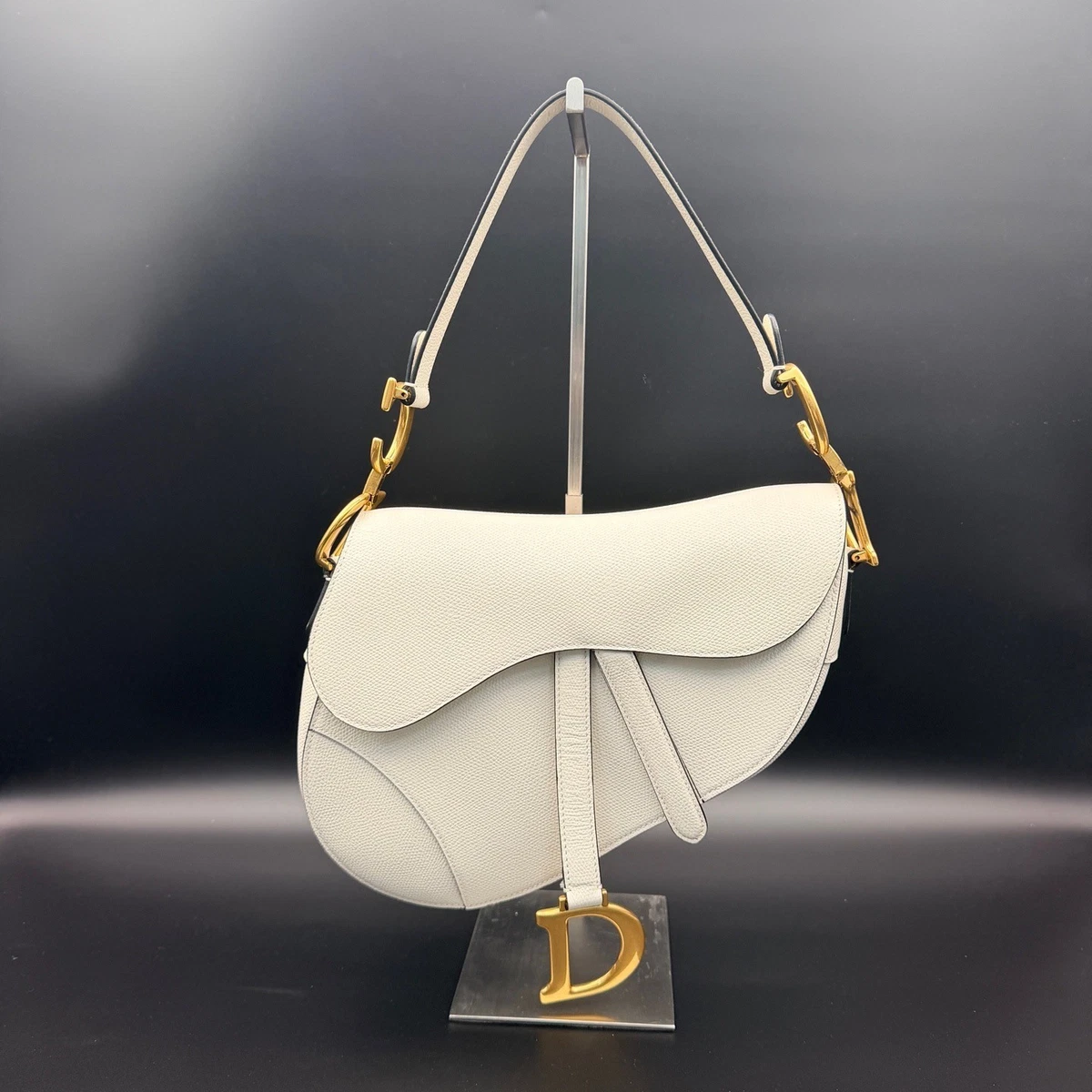 Dior White Leather Exterior Bags & Handbags for Women for sale | eBay