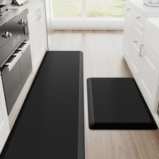 Kitchen Mats, 2PCS Kitchen Rugs, Cushioned Anti Fatigue Kitchen Mats for Floor,