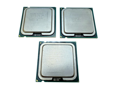 Lot of 3 LGA 775 CPU Processor Core 2 Duo E6700, Core 2 Duo E6400, Pentium E2210