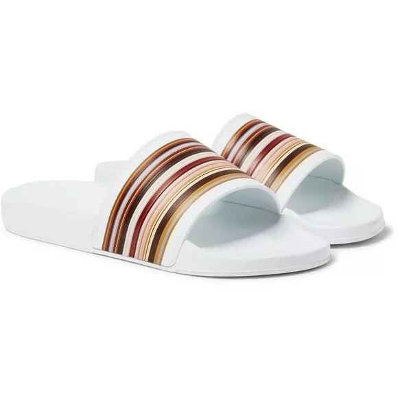 Paul smith flip flops best sale white