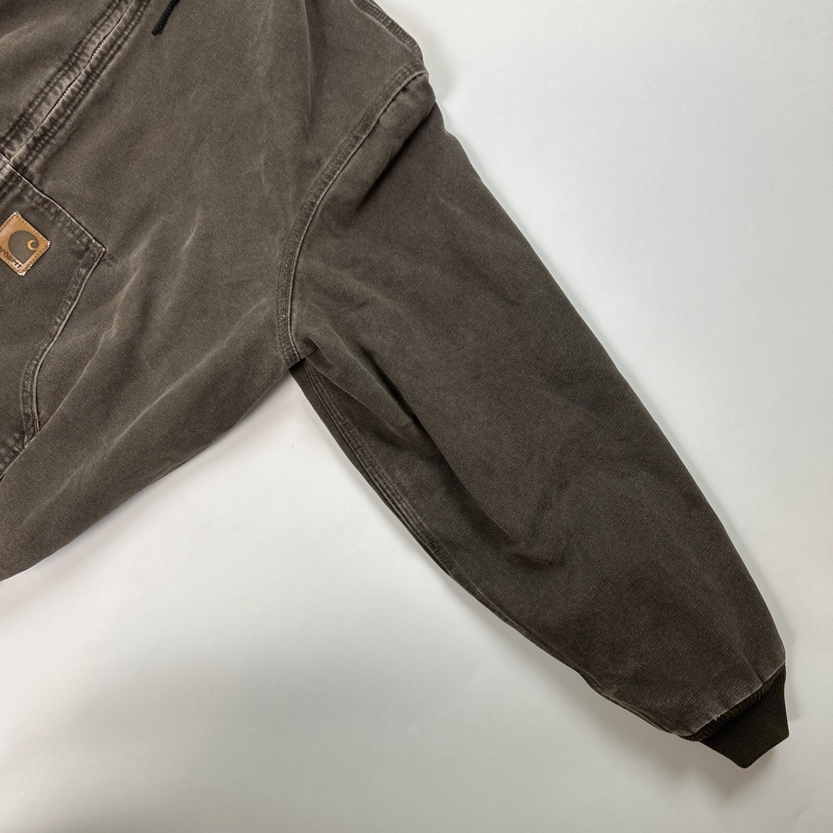 Vintage Y2K Carhartt J06 TMB Timber Hooded Jacket Brown Sandstone