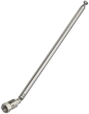 Bingfu 115cm 7 Sections Telescopic FM Antenna for HD Radio Bluetooth Home Stereo