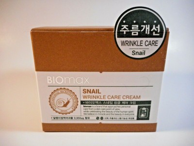 biomax snail anti wrinkle cream