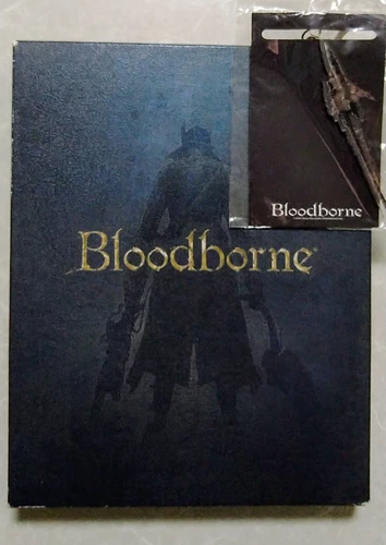 PS4 Bloodborne, used, Japanese First Limited Edition & original acrylic keychain