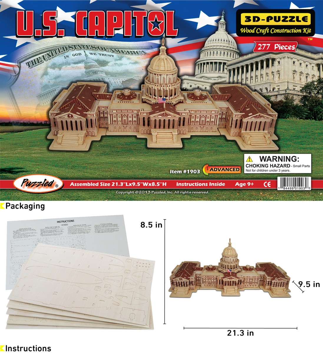 3D PUZZLES - US CAPITOL | eBay