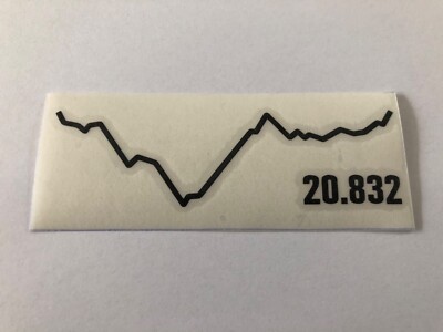 Aufkleber Streckenprofil Nürburgring Nordschleife