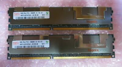 Hynix HMT31GR7AFR4C-H9 16GB (2x8GB) 2Rx4 PC3-10600 ECC DDR3 CL9 240P Arbeitsspeicher
