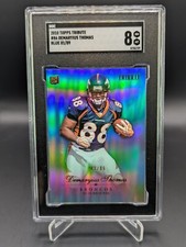 2010 Topps Tribute Blue /89 Demaryius Thomas Rookie RC SGC 8 Broncos Non Higher