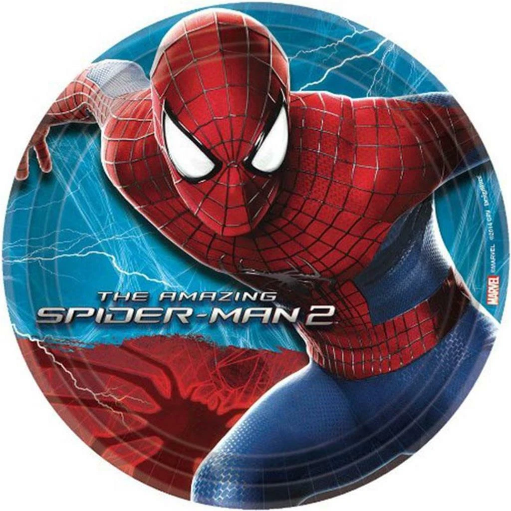 Spider Man 2 Amazing Dessert Paper Plates Spiderman Birthday Party