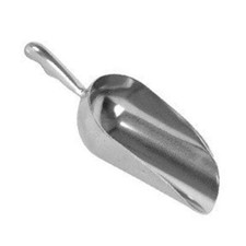 38 oz Commercial Aluminum Bar Ice Cube Flour Hand Held Scooper Scoop Spoon