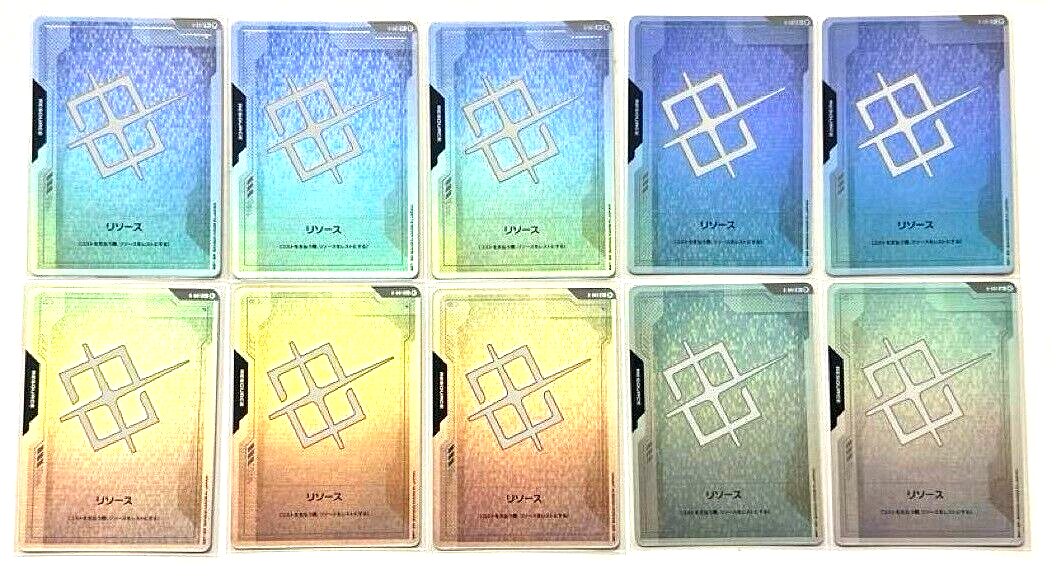 GUNDAM CARD GAME リソースパラレル 10枚セット Gundam Card Game Resource Parallel Edition 10 cards | eBay