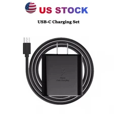 Universal Charging Set 2M USB-C Cable + 45W USB-C Fast Wall Charger FOR SAMSUNG