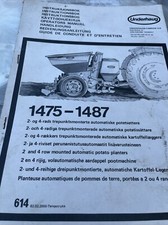 Underhaug -1475-1487 Potato Hopper Planter English Language Operator’s Manual