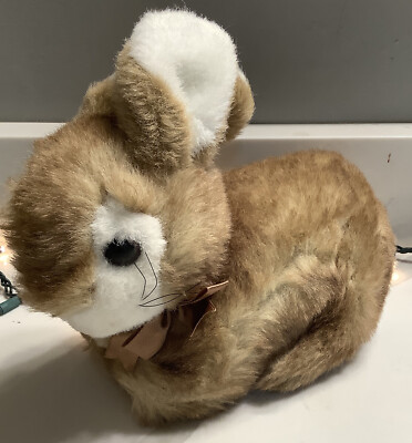 Vintage Selector Plush Laying Bunny Rabbit Easter Brown Tan 12