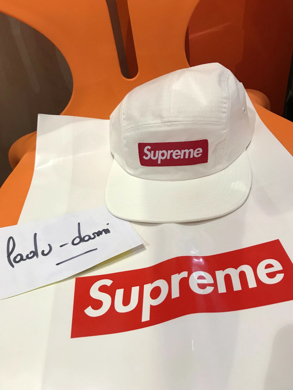 Supreme Fuck Everybody Jacquard Camp Cap