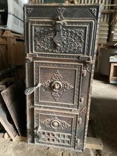 Brunner Gussofen neu Charmottiert mit Nachheizkasten