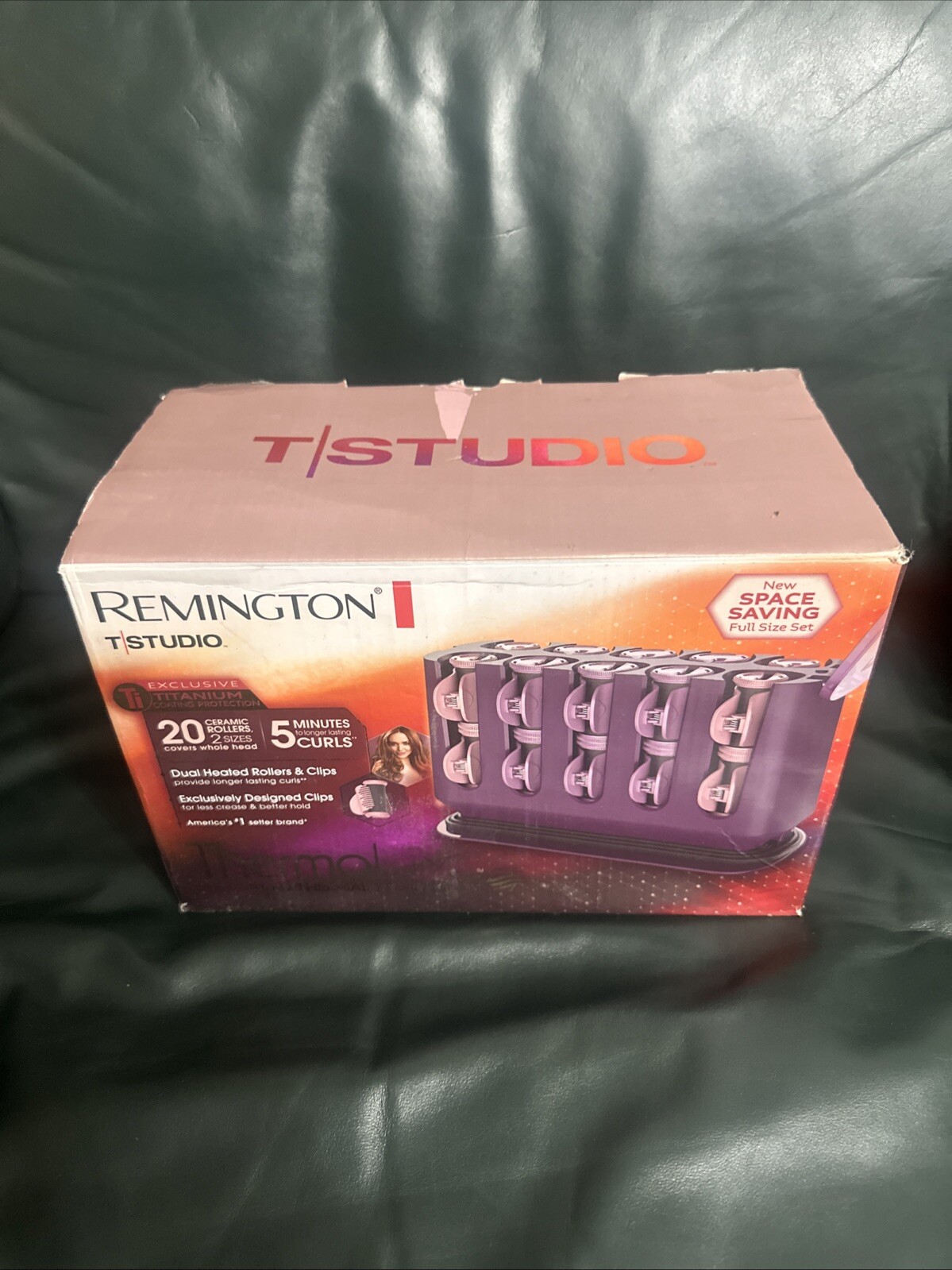 Remington Pro Purple Thermaluxe Advanced Thermal Technology Hair Hot Rollers