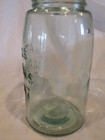 BLUE ATLAS MASON'S PATENT QT JAR c/ BUBBLES, NONFLAT BOTTOM, WAVES, SEAM, ZINC L — photo 5