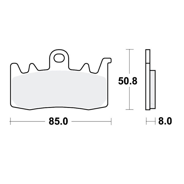 TRW TRQ BremsbeläGe Passend Vorn FüR Aprilia Tuono 1000 V4 Bj. 2013-2014-image
