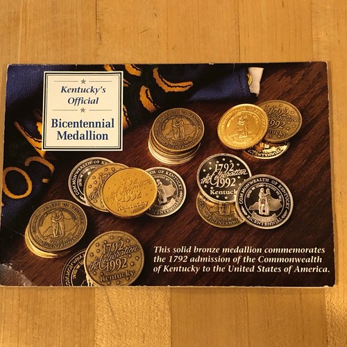 Kentucky's Official Bicentennial Medallion (1792-1992)